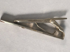 Pierre Cardin Tiepin Tie Clip Tack Vtg Clothing Accessory Necktie Silver J93