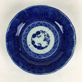 Shipping: Antique C1900 Japanese Porcelain Deep Plate Sometsuke Blue Flower PY13