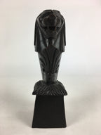 Singapore Wooden Merlion Statue Vtg Wood Carving Wood Craft Brown BD820