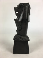 Singapore Wooden Merlion Statue Vtg Wood Carving Wood Craft Brown BD820