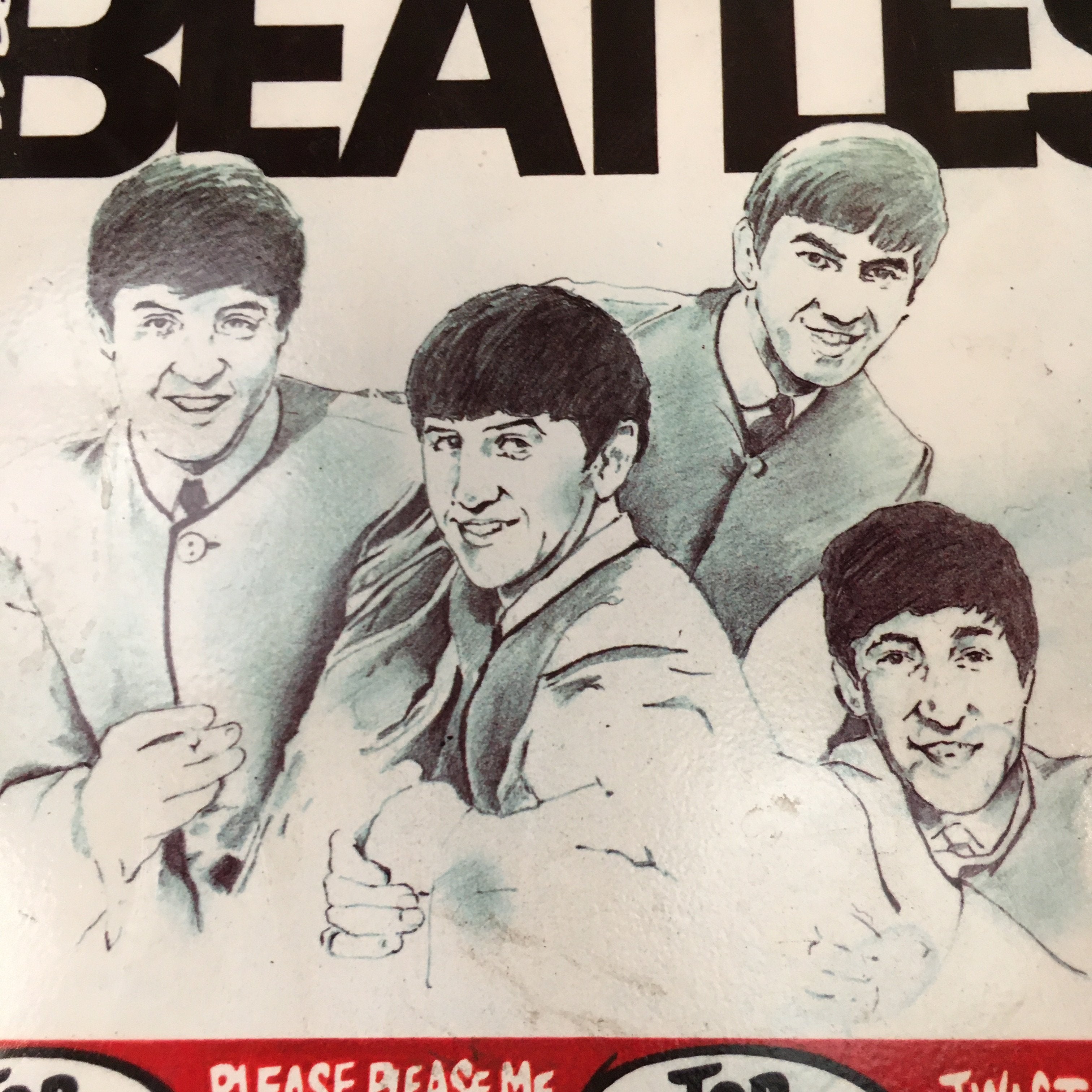 The Beatles Metal Poster Vintage Wall Plaque Sign Display EMI J957