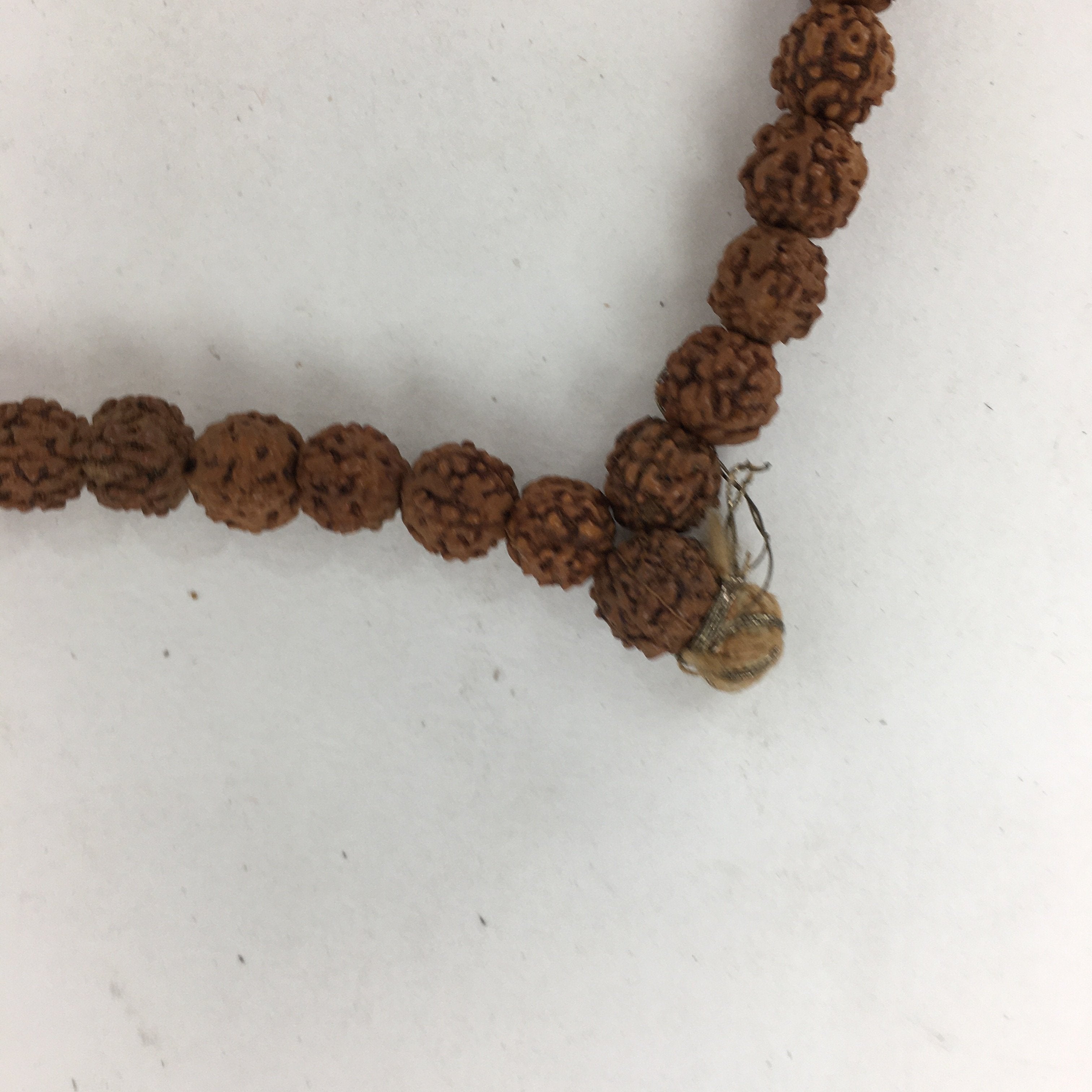 Tibetan Buddhism Prayer Beads Vtg Bodhi Tree Brown Juzu Japamala Style JZ72
