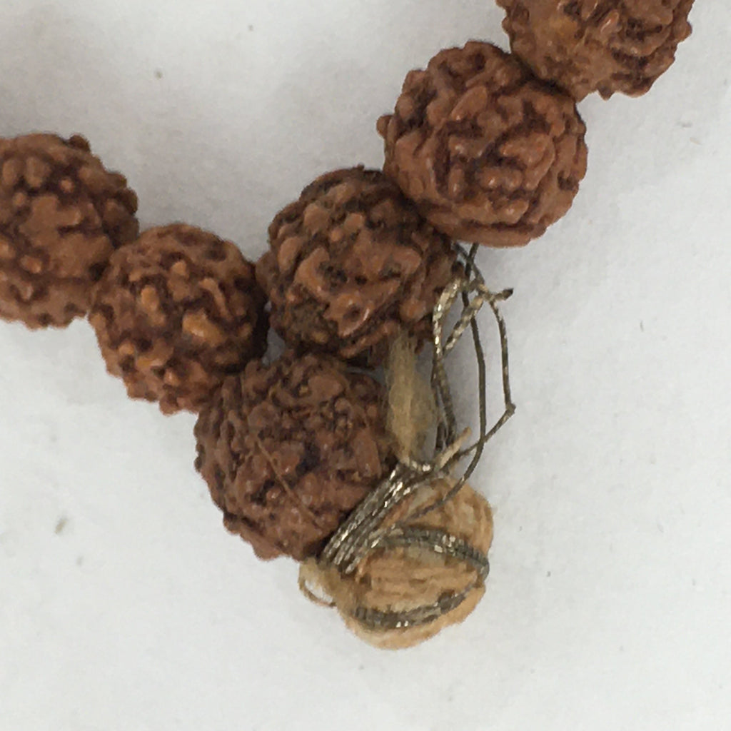 Tibetan Buddhism Prayer Beads Vtg Bodhi Tree Brown Juzu Japamala Style JZ72