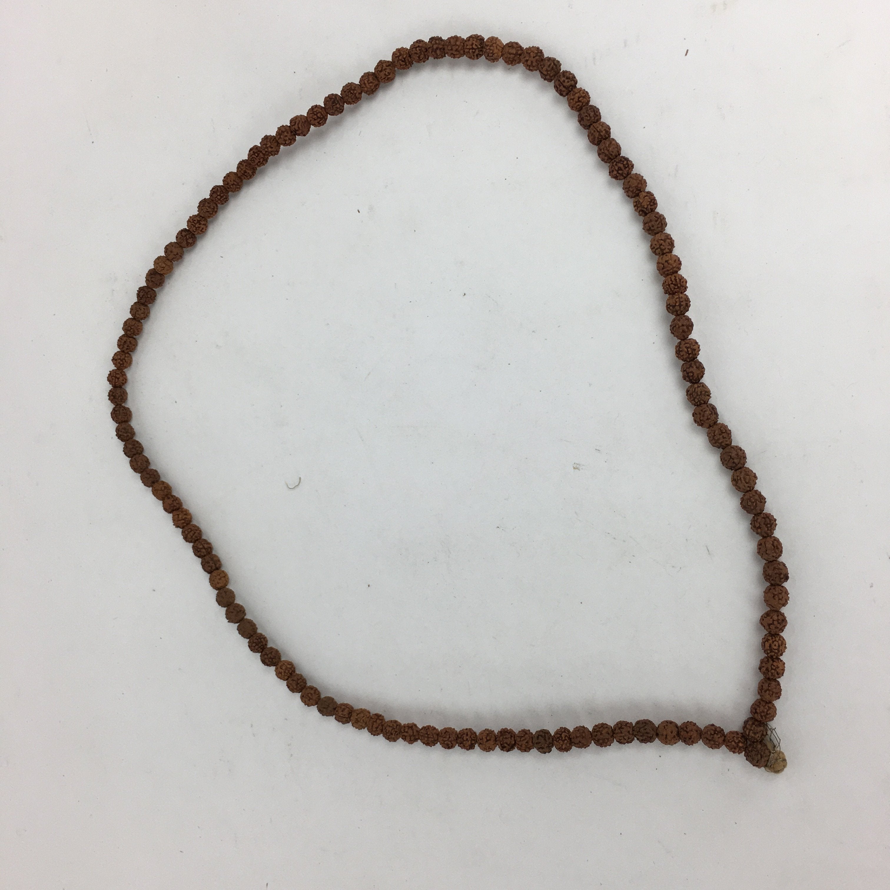 Tibetan Buddhism Prayer Beads Vtg Bodhi Tree Brown Juzu Japamala Style JZ72