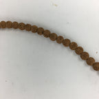 Tibetan Buddhism Wood Carving Prayer Beads Vtg Brown Juzu Japamala Style JZ71