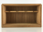Vintage Japanese Wooden Pottery Storage Box Inside 10.5x33.5x18.5cm WB979