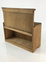 Vintage Japanese Wooden Pottery Storage Box Inside 10.5x33.5x18.5cm WB979