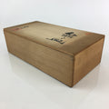 Vintage Japanese Wooden Pottery Storage Box Inside 14.5x29x8.5cm WB992