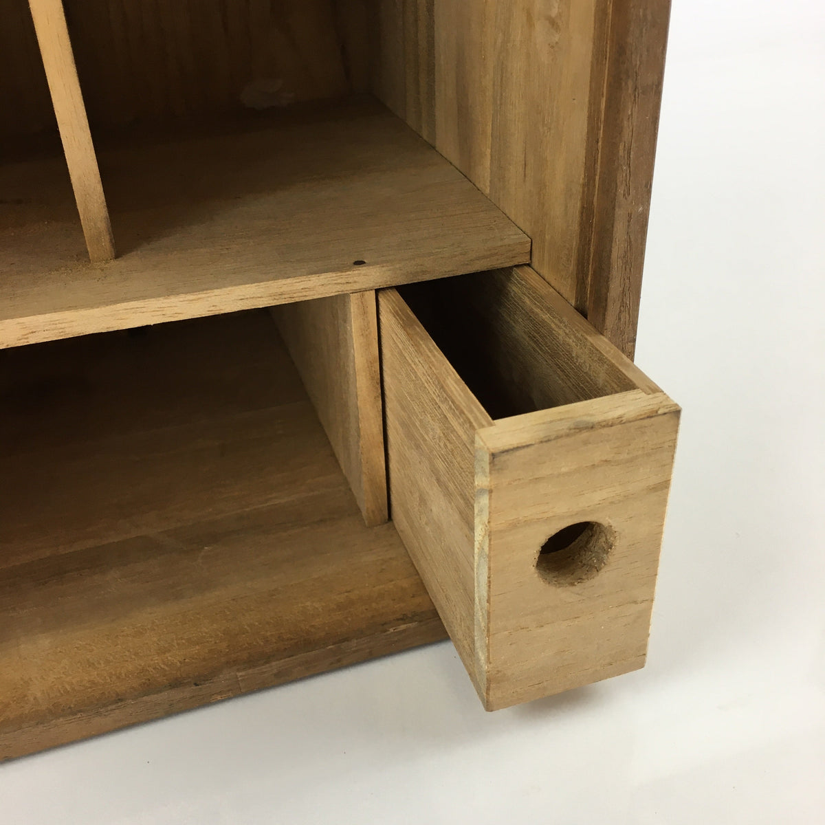 Vintage Japanese Wooden Pottery Storage Box Inside 15x18x28.5cm WB982 ...