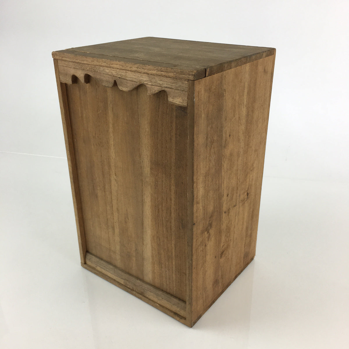 Vintage Japanese Wooden Pottery Storage Box Inside 15x18x28.5cm WB982 ...
