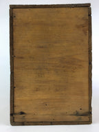 Vintage Japanese Wooden Pottery Storage Box Inside 18.5x33.5x28.5cm WB975