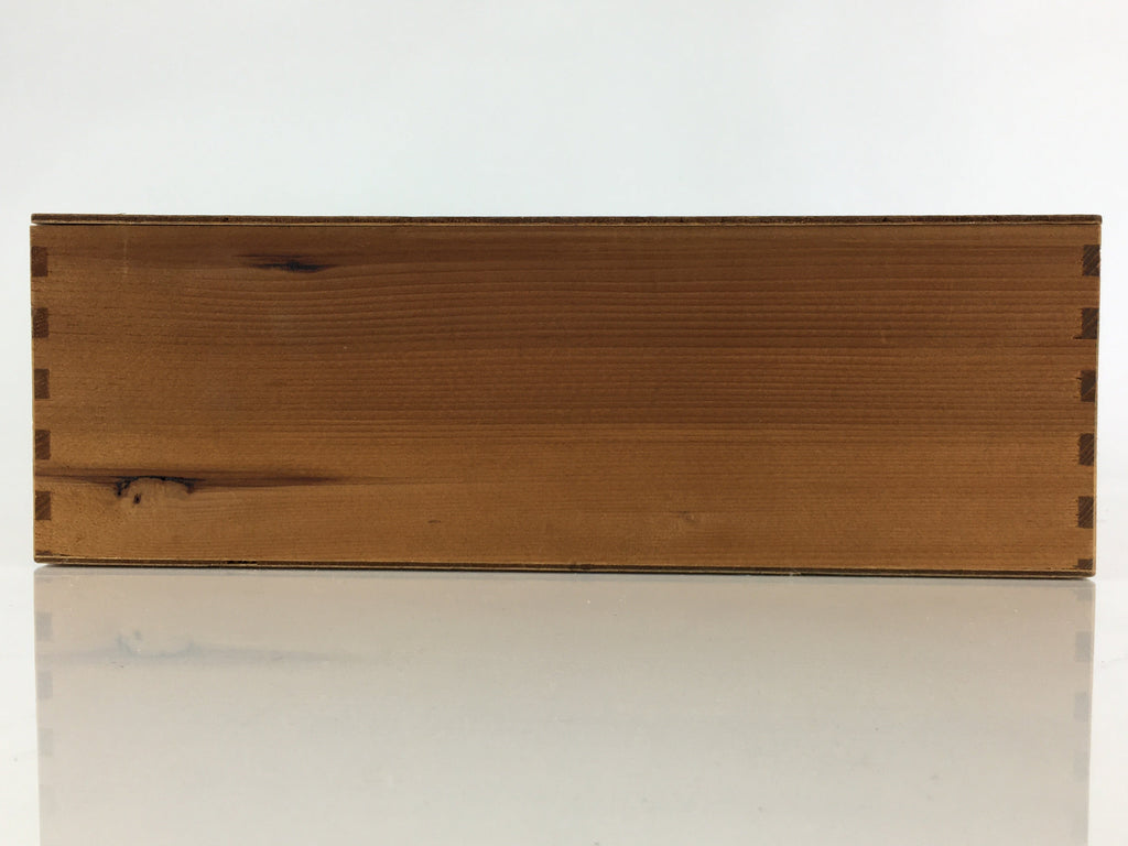 Vintage Japanese Wooden Pottery Storage Box Inside 22x30x10cm WB988