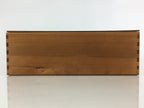 Vintage Japanese Wooden Pottery Storage Box Inside 22x30x10cm WB988