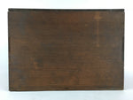 Vintage Japanese Wooden Pottery Storage Box Inside 34.5x34.5x23cm WB971