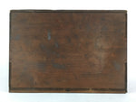 Vintage Japanese Wooden Pottery Storage Box Inside 34.5x34.5x23cm WB971