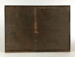 Vintage Japanese Wooden Pottery Storage Box Inside 34.5x34.5x23cm WB971