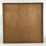 Vintage Japanese Wooden Pottery Storage Box Inside 34.5x34.5x23cm WB971