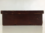 Vintage Japanese Wooden Pottery Storage Box Inside 38.5x18.5x13cm WB996