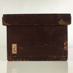 Vintage Japanese Wooden Pottery Storage Box Inside 38.5x18.5x13cm WB996