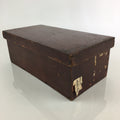 Vintage Japanese Wooden Pottery Storage Box Inside 38.5x18.5x13cm WB996