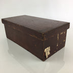 Vintage Japanese Wooden Pottery Storage Box Inside 38.5x18.5x13cm WB996