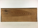 Vintage Japanese Wooden Pottery Storage Box Inside 47x16.5x17cm WB962