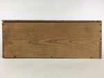 Vintage Japanese Wooden Pottery Storage Box Inside 47x16.5x17cm WB962
