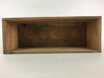 Vintage Japanese Wooden Pottery Storage Box Inside 47x16.5x17cm WB962