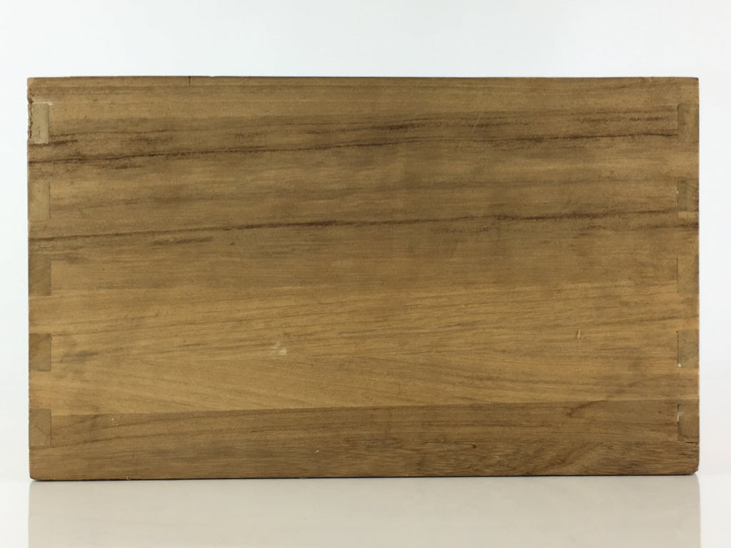 Vintage Japanese Wooden Storage Box Inside 21.5x32.5x19cm WB976