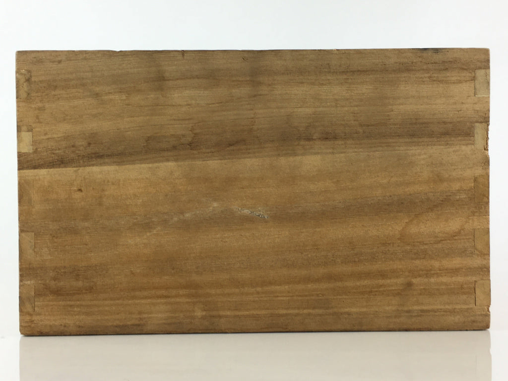 Vintage Japanese Wooden Storage Box Inside 21.5x32.5x19cm WB976