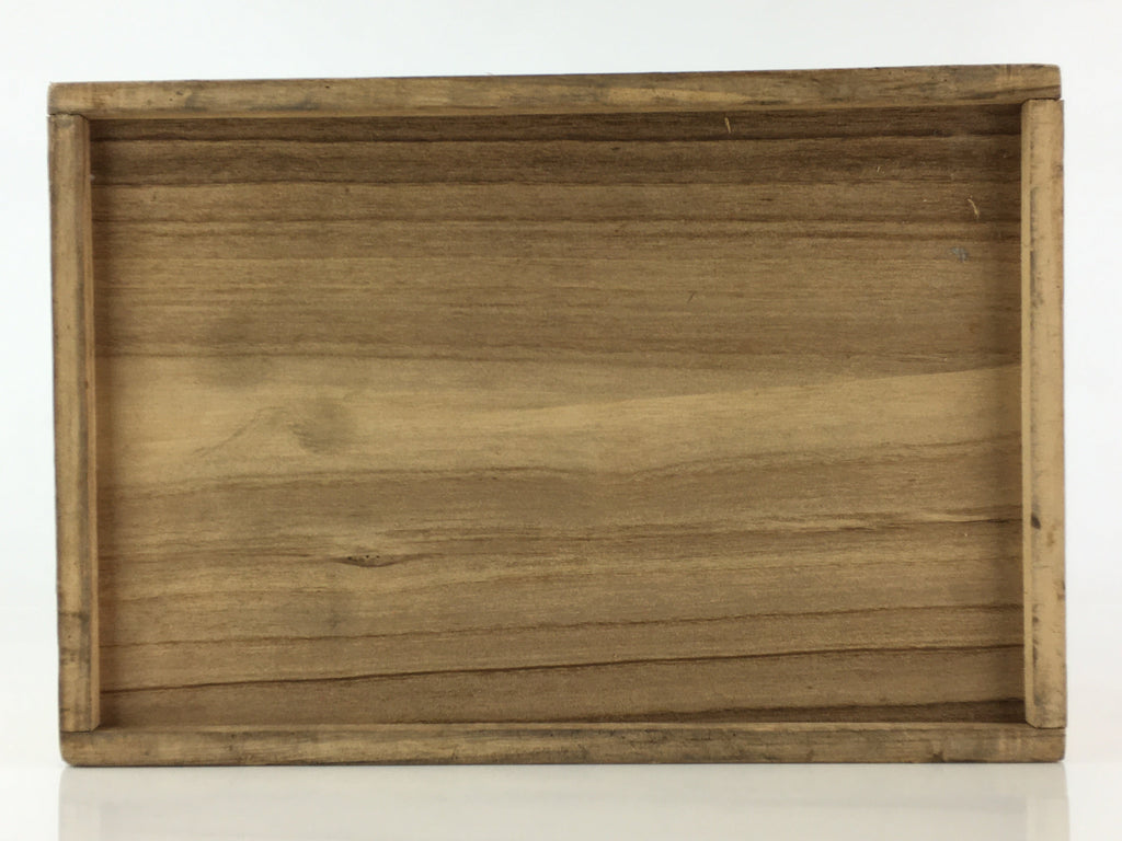 Vintage Japanese Wooden Storage Box Inside 21.5x32.5x19cm WB976