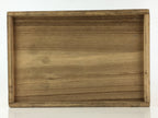 Vintage Japanese Wooden Storage Box Inside 21.5x32.5x19cm WB976