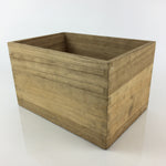 Vintage Japanese Wooden Storage Box Inside 21.5x32.5x19cm WB976