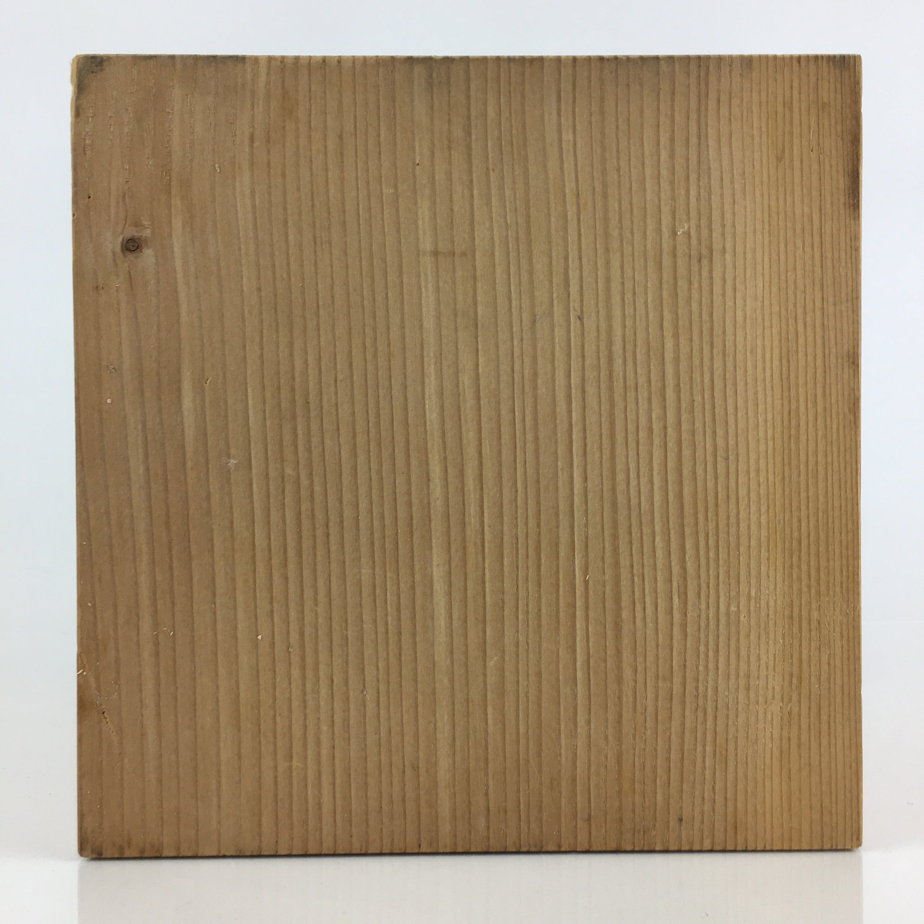 Vintage Japanese Wooden Vase Storage Box Inside 19x19x20cm WB989