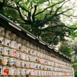 What are those sake barrels you see in Shinto Shrines in Japan? | Chidori Vintage