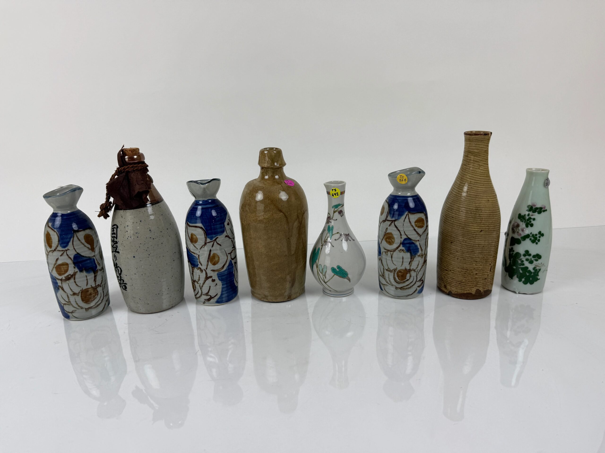 Finding bottles tall enough yet under 14 cm wide took a lot of measuring | Chidori Vintage