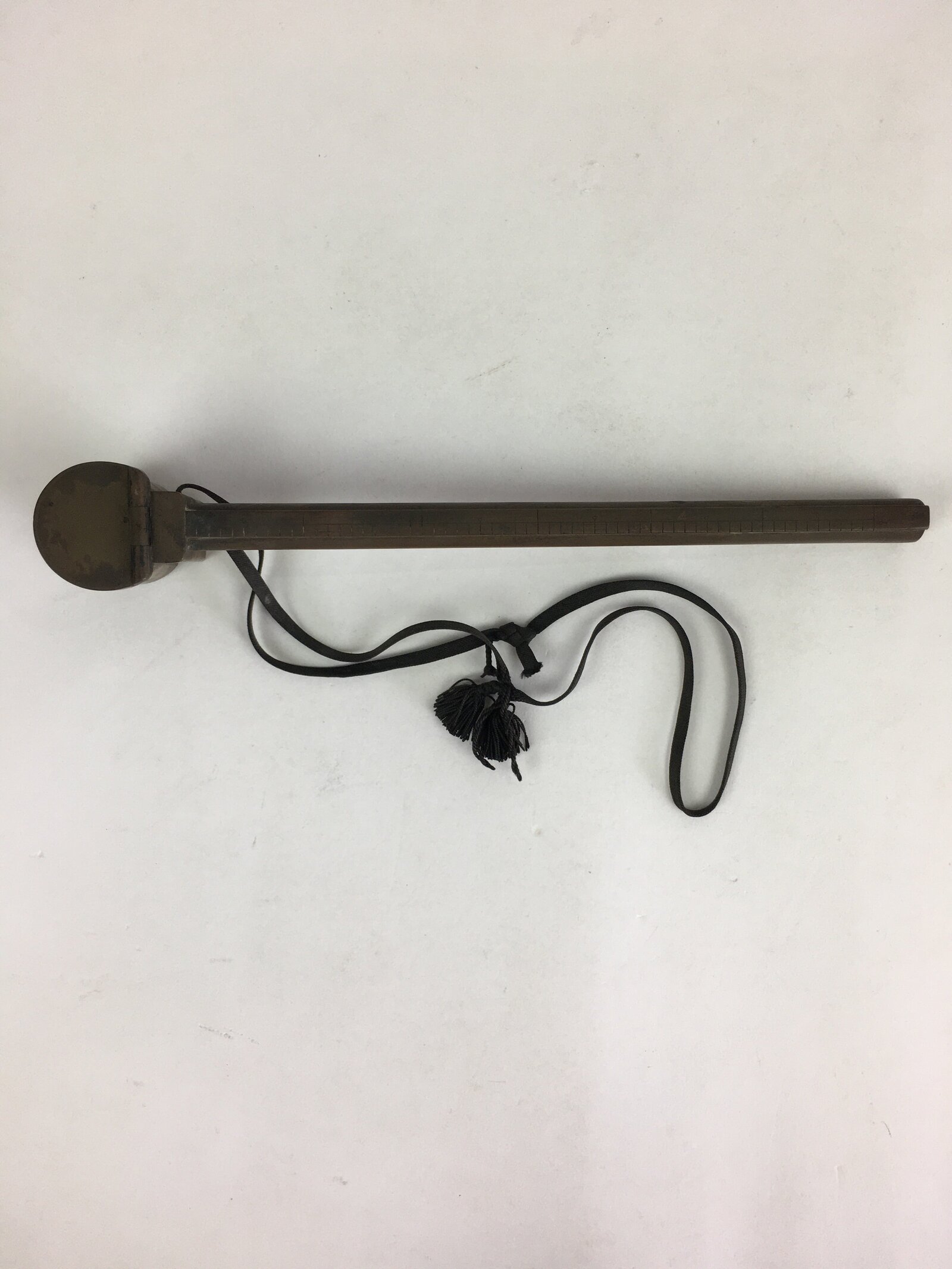 Antique C1880 Japanese Yatate Inkwell Brush Calligraphy Shuji Meiji Era JK287