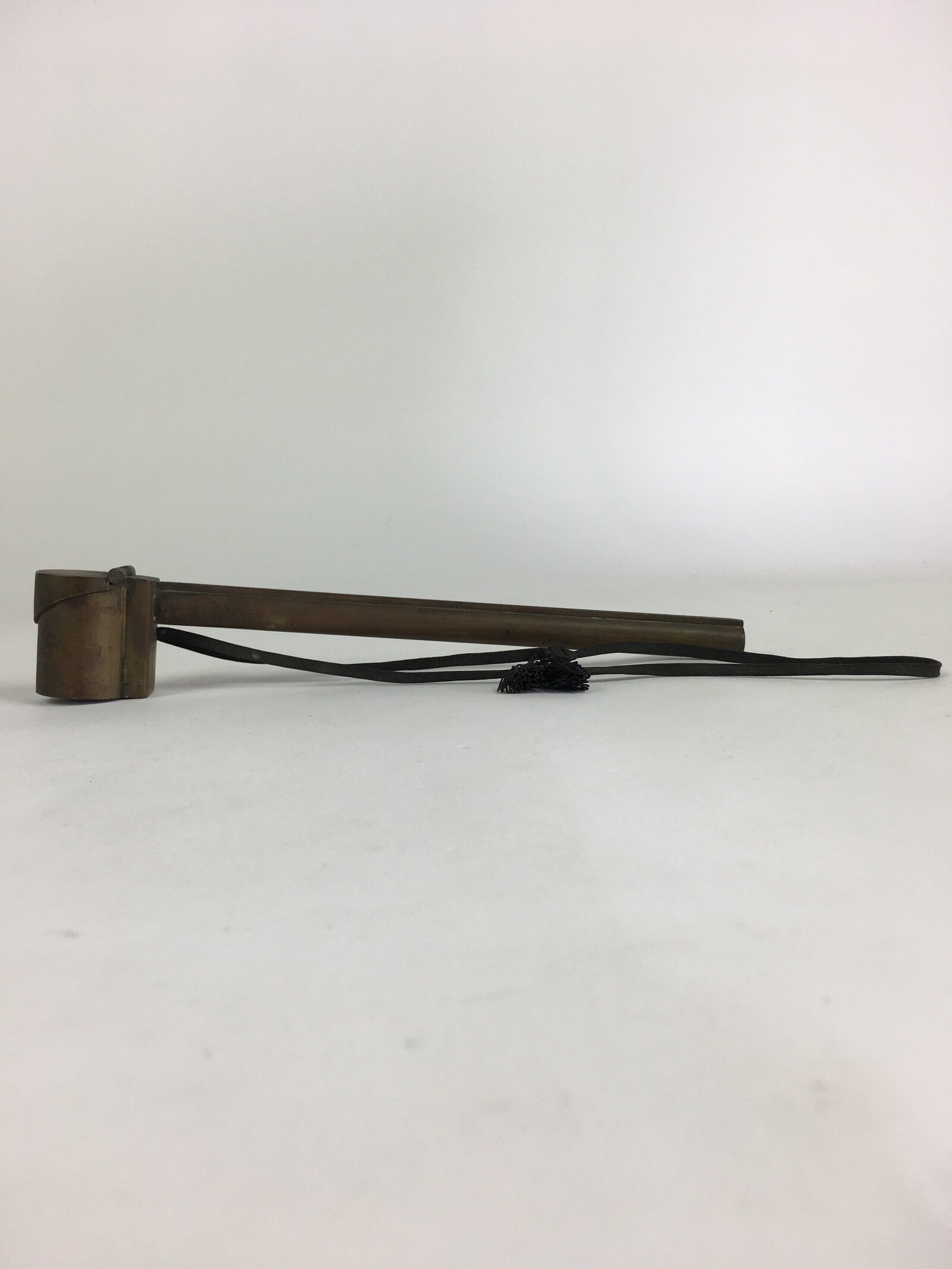 Antique C1880 Japanese Yatate Inkwell Brush Calligraphy Shuji Meiji Era JK287