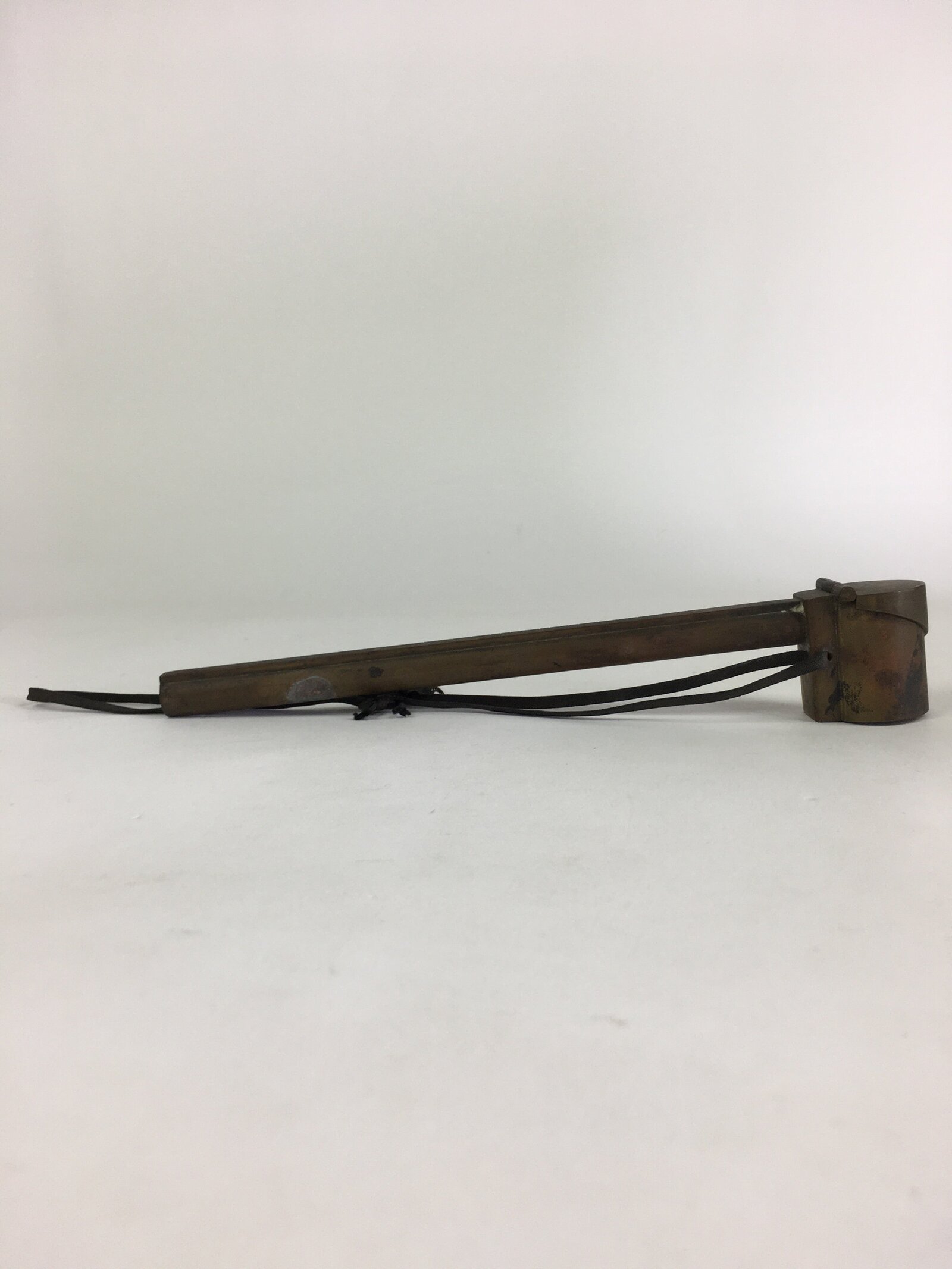 Antique C1880 Japanese Yatate Inkwell Brush Calligraphy Shuji Meiji Era JK287