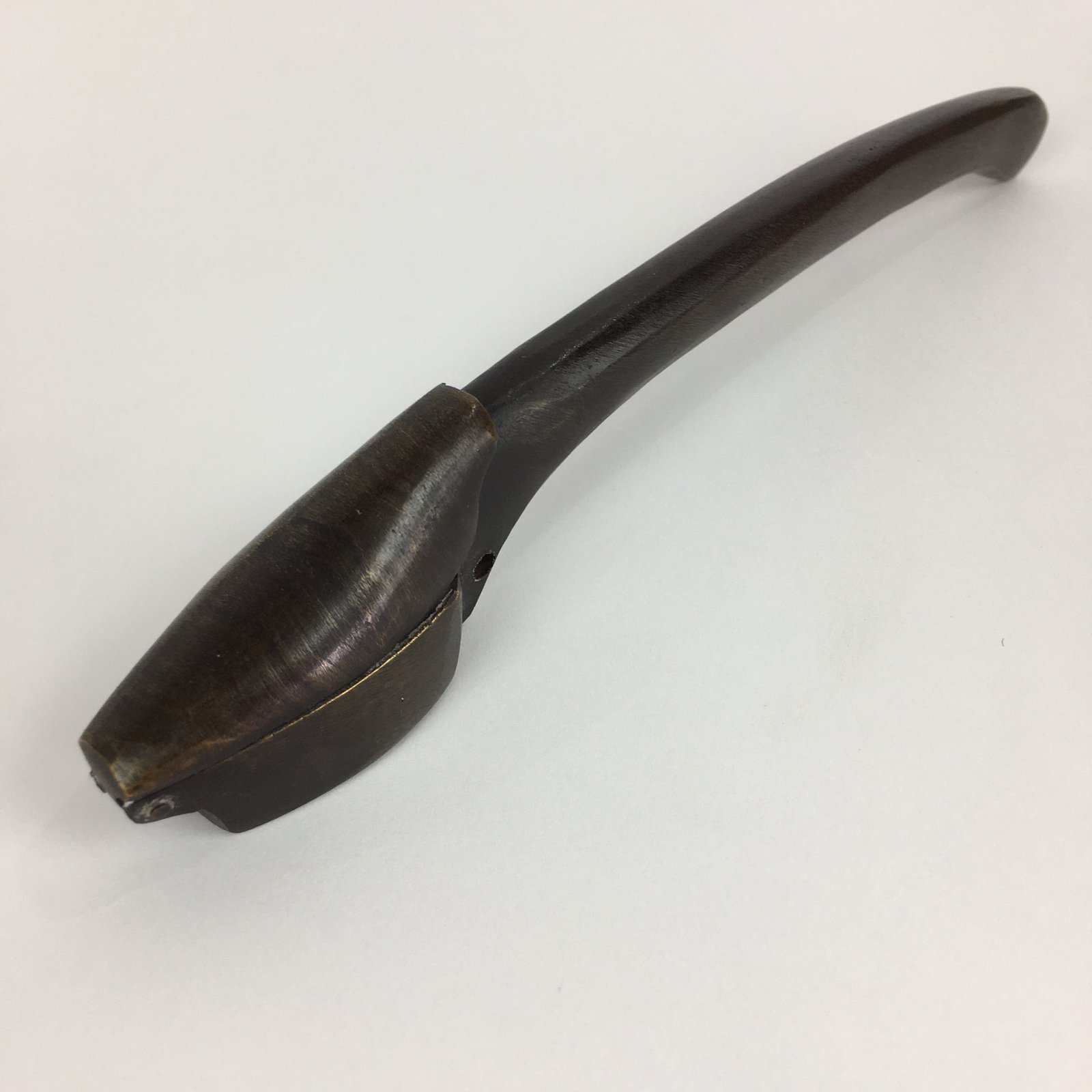 Antique C1880 Japanese Yatate Portable Inkwell Calligraphy Shuji Meiji Era JK288