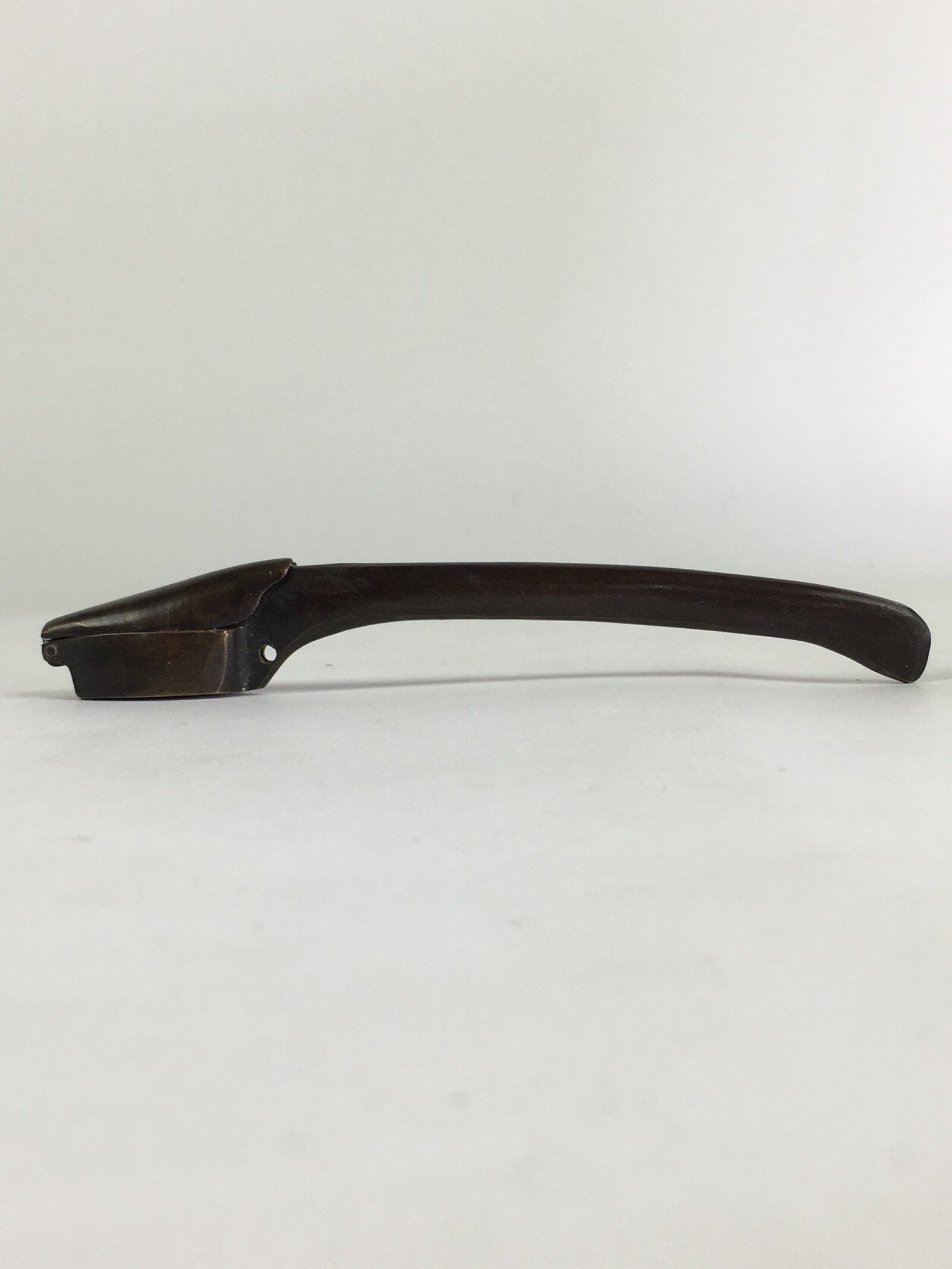 Antique C1880 Japanese Yatate Portable Inkwell Calligraphy Shuji Meiji Era JK288