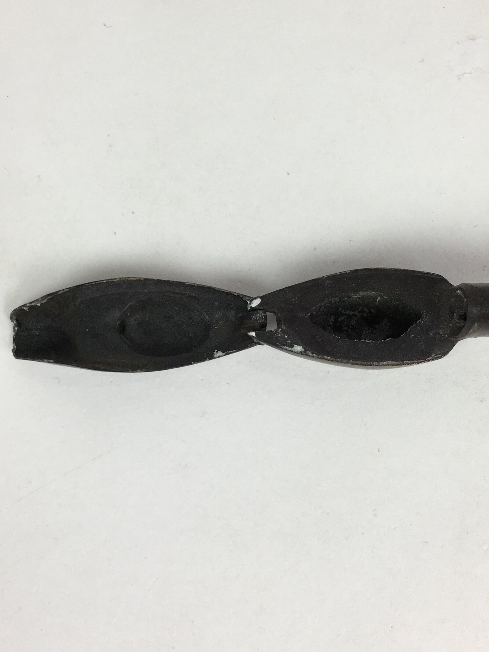 Antique C1880 Japanese Yatate Portable Inkwell Calligraphy Shuji Meiji Era JK288