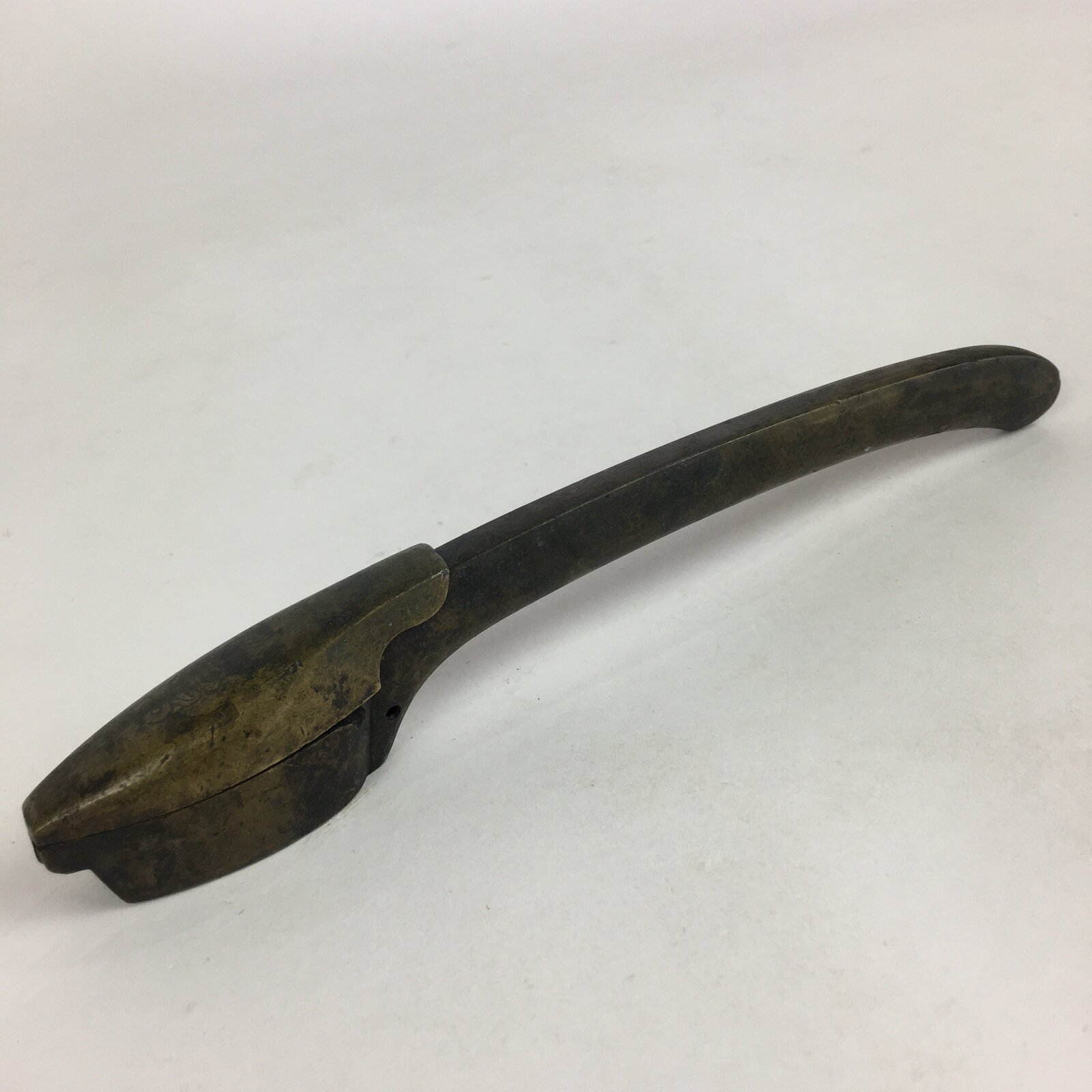 Antique C1880 Japanese Yatate Portable Inkwell Calligraphy Shuji Meiji Era JK289