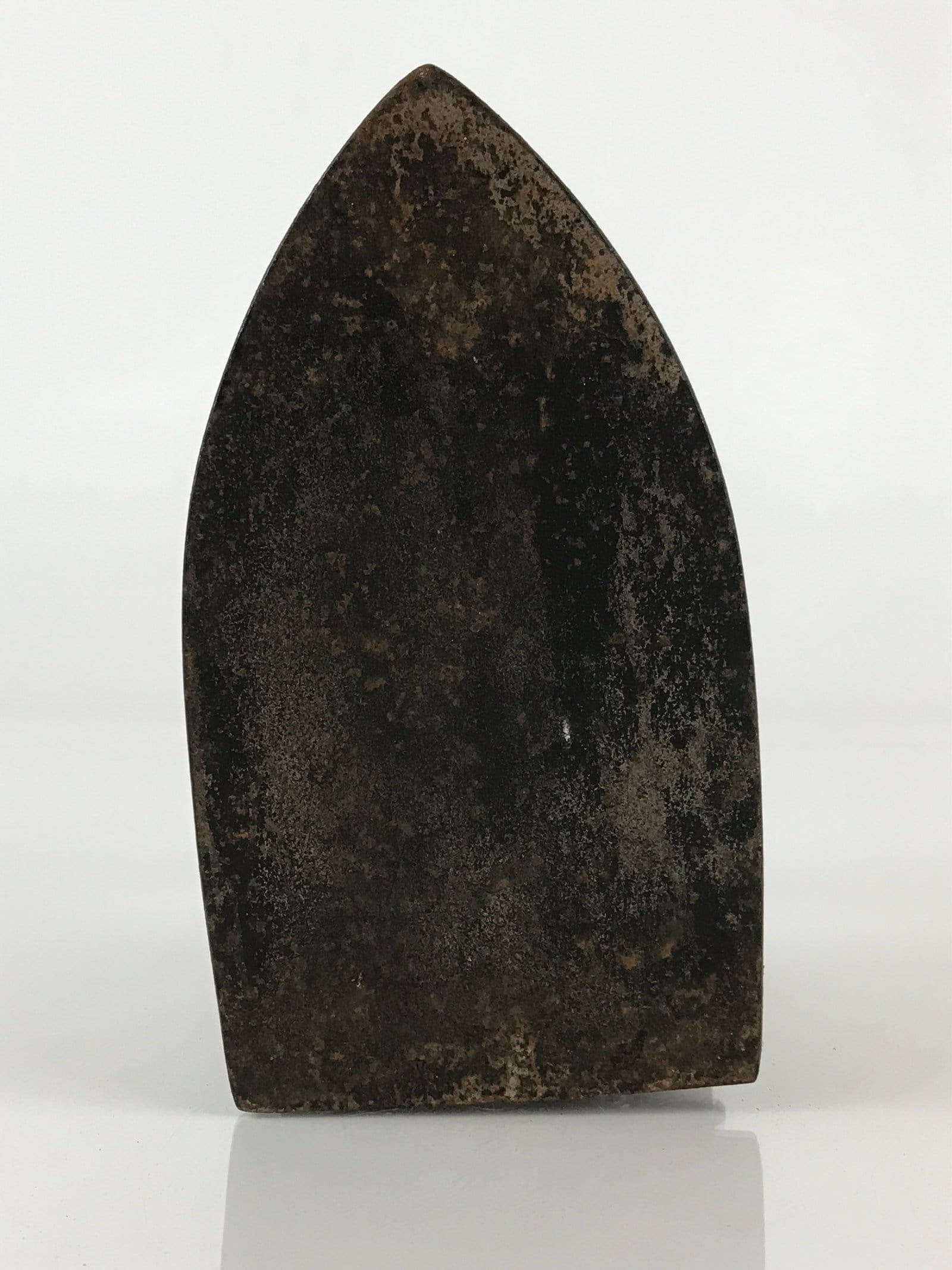 Antique C1900 Japanese Sad Iron Charcoal Chimney Wood Handle JK418