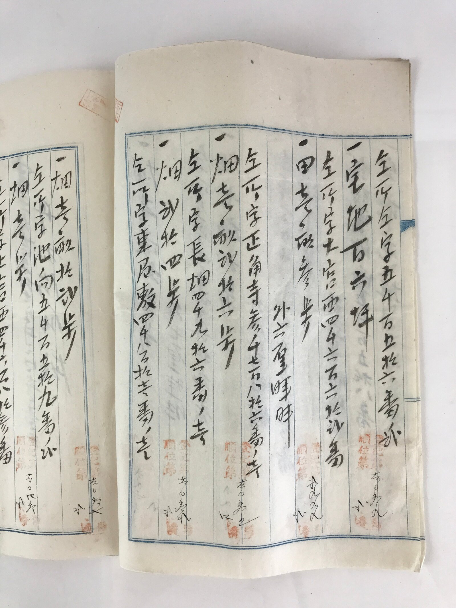 Antique C1921 Japanese Abandonment Of Some Land Ownership Certificate P303