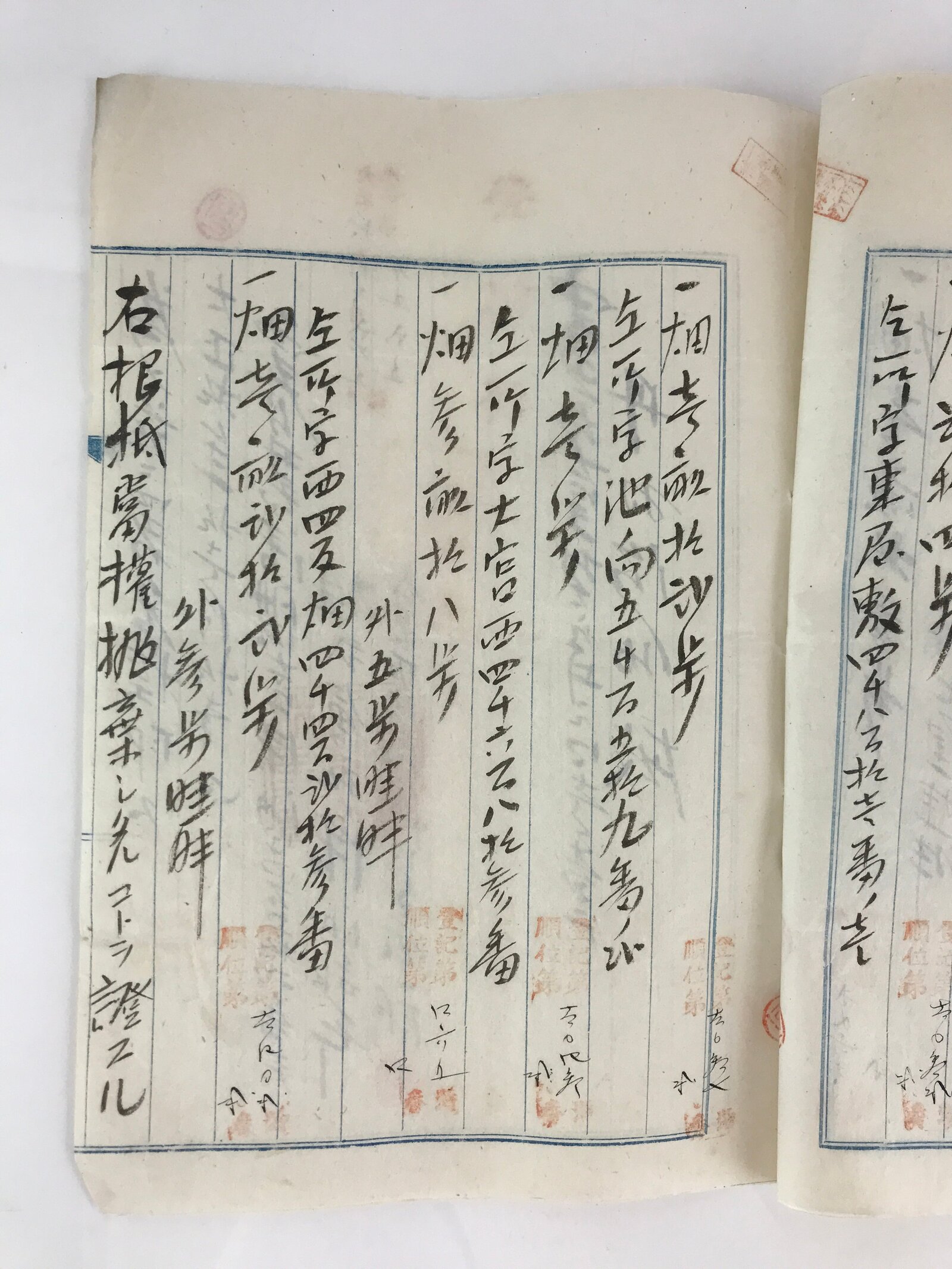 Antique C1921 Japanese Abandonment Of Some Land Ownership Certificate P303