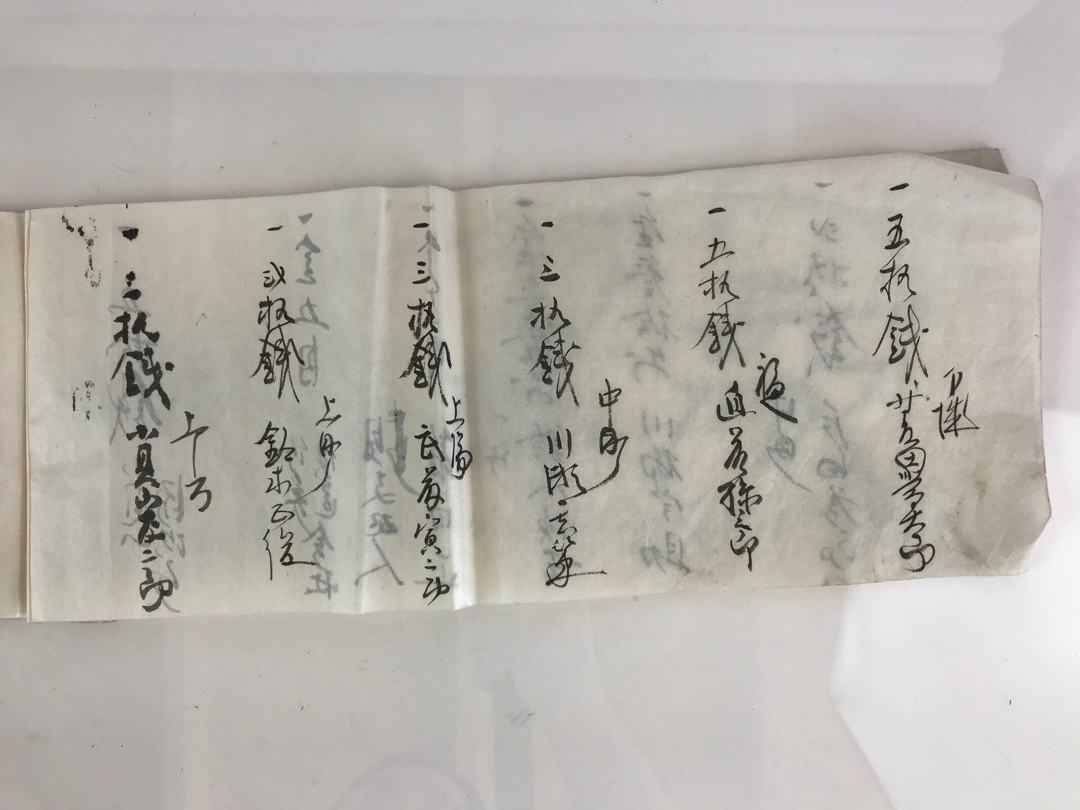 Antique C1927 Japanese Funeral Condolence Book Koden Showa Period Paper P315