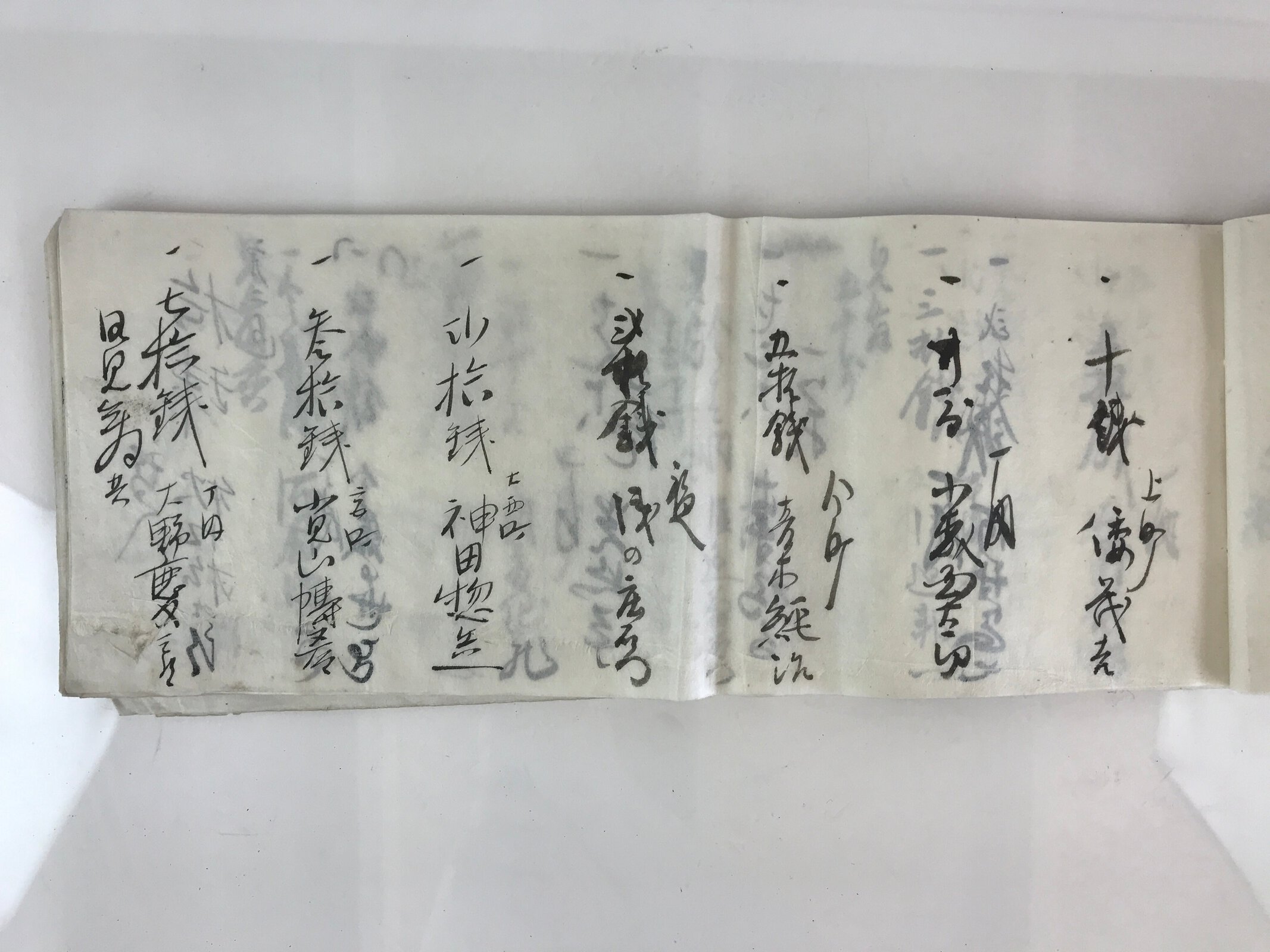 Antique C1927 Japanese Funeral Condolence Book Koden Showa Period Paper P315