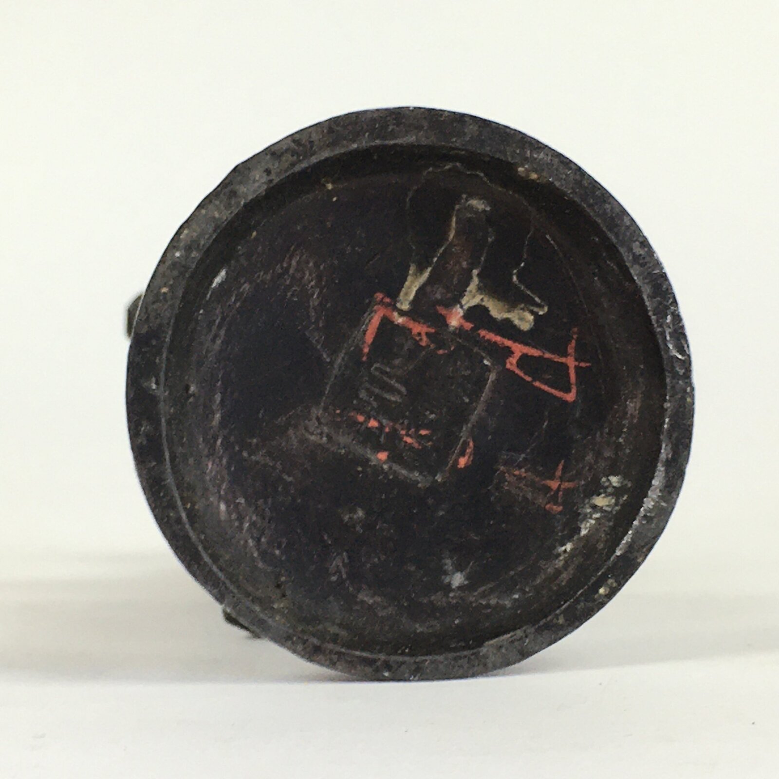 Antique Japanese Buddhist Altar Fitting Bronze Candle Stand Shokudai BU686