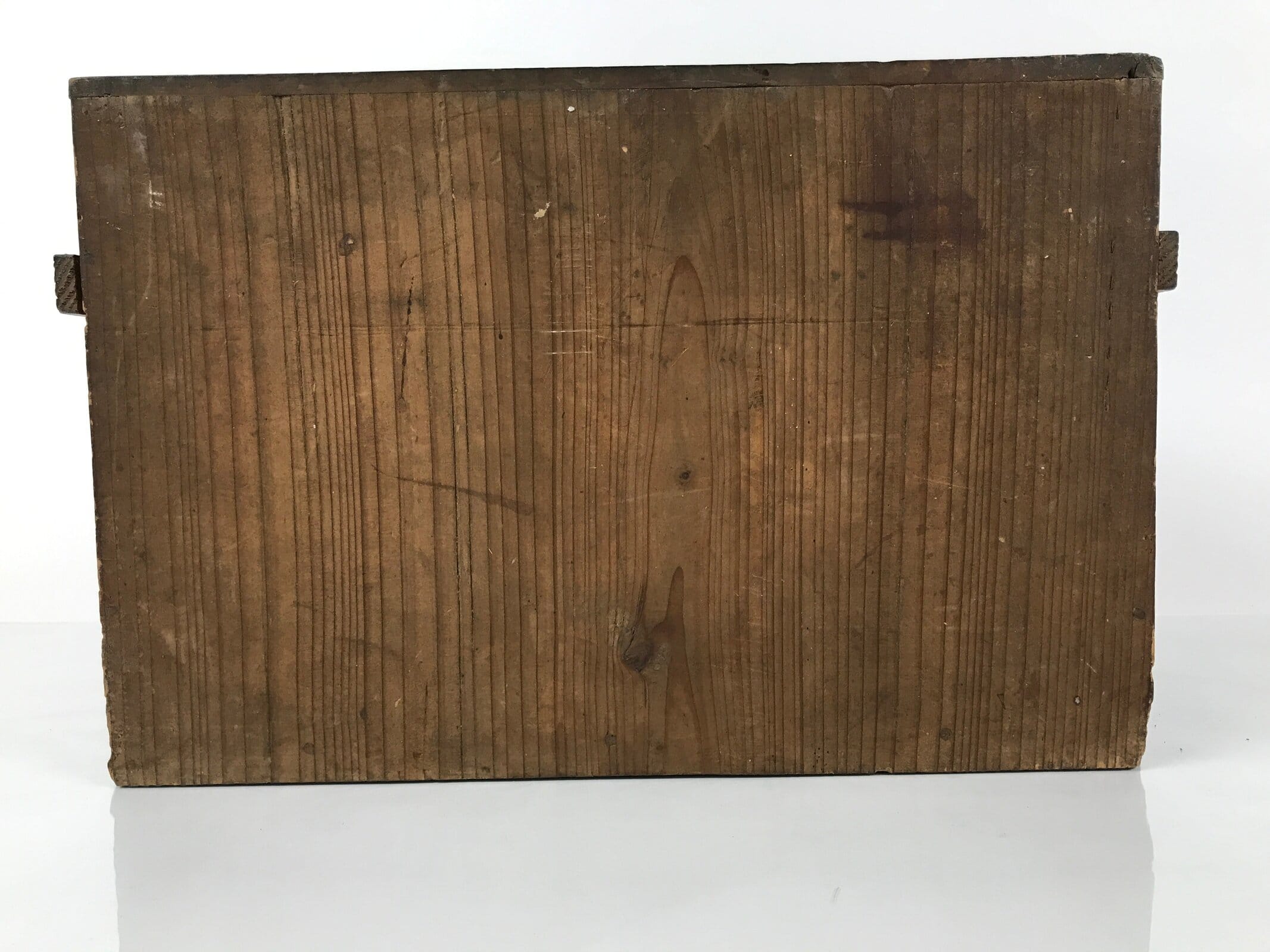 Antique Japanese Buddhist Altar Fitting Wooden Kuge Offering Stand 2pc Box BA817